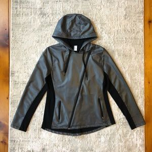 Mondetta Silver and Black Athletic Jacket Size M